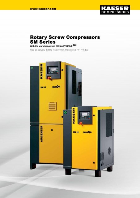 Rotary Screw Compressors SM Series - Kaeser Kompressoren