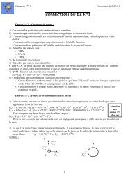 CORRECTION DU DS NÂ°1 - Physagreg