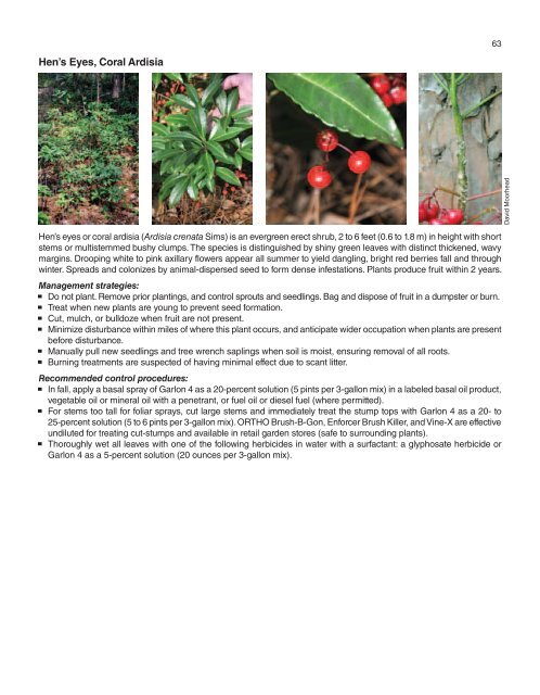 A Management Guide for Invasive Plants in Southern Forests James ...