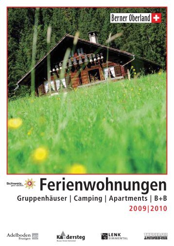 Gruppenunterkünfte B&B, Camping - Thunersee Tourismus