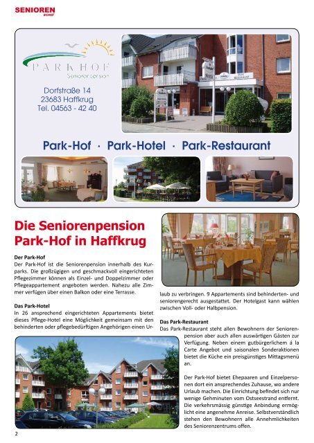 Ausgabe 1 / 2008 - SENIOREN-ECHO.de