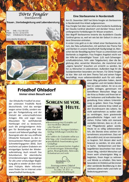 Ausgabe 1 / 2008 - SENIOREN-ECHO.de