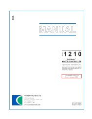 1210 MANUAL - Curtis Instruments