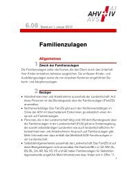 06.08 Merkblatt Familienzulagen - Ausgleichskasse Swissmem