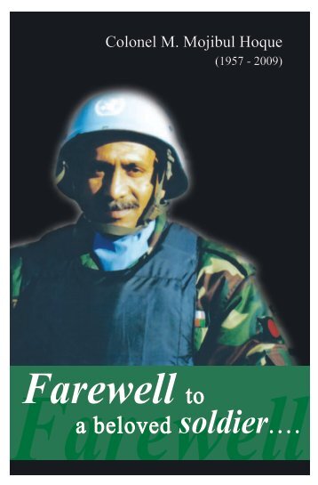 booklet - Memoir of Colonel M. Mojibul Hoque