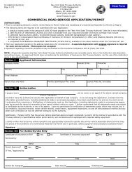 TA-W68159: Commercial Road Service Application/Permit