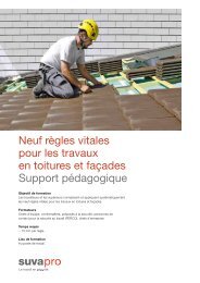 RÃ¨gles vitales pour les travaux en toitures et faÃ§ades, PDF - Batisec