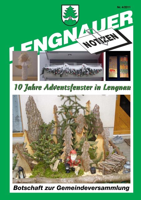 LN 2011-4.pdf - Einwohnergemeinde Lengnau BE