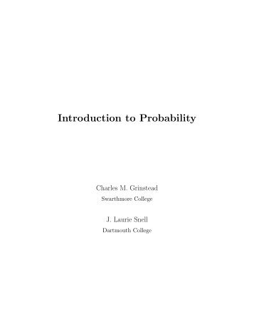 Introduction to Probability - Computer Aided Manufacturing Lab