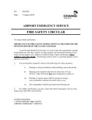 FIRE SAFETY CIRCULAR - Changi Airport Group