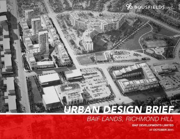 Urban Design brief - Bridgelin.ca