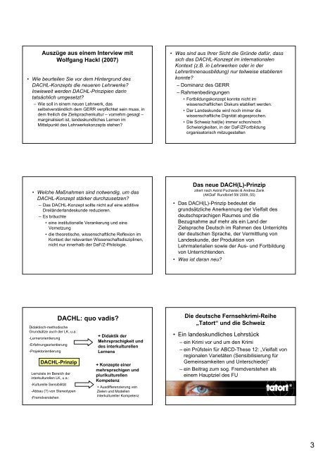 Vorlesung: Literatur und Landeskunde im DaF-Unterricht - Moodle 2