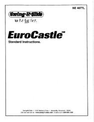 EuroCastle A Standard Swing N Slide