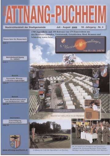 Ausgabe Juli-August 2005 (0 bytes) - Attnang-Puchheim