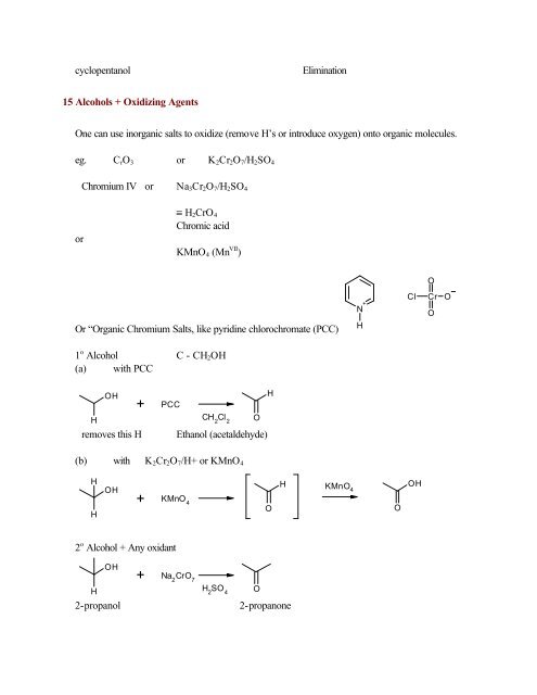 Organic Chemistry Structures of Organic Compounds