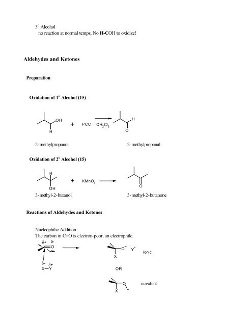 Organic Chemistry Structures of Organic Compounds