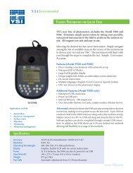 YSI 9500 Flexible Photometer for - GWM-Engineering Oy