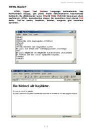 HTML Dersi 1 (*.pdf)
