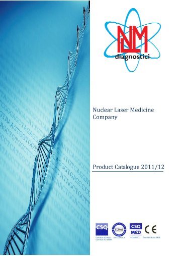 Nuclear Laser Medicine Company Product Catalogue 2011/12