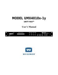 Download Manual - Wegener