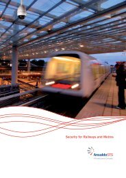 Security for Railways and Metros - Ansaldo STS