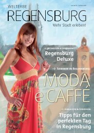 Magazin Mehr Stadt 01.indd - Werbegemeinschaft Regensburg