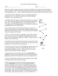 Sum of Interior Angles of Polygons Name - Faculty Home Pages