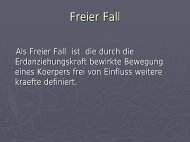 Freier Fall