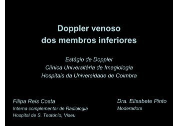Doppler Venoso MI - Hospitais da Universidade de Coimbra