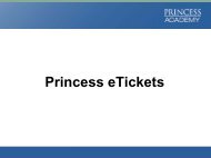 Princess eTickets - OneSource - Princess Cruises