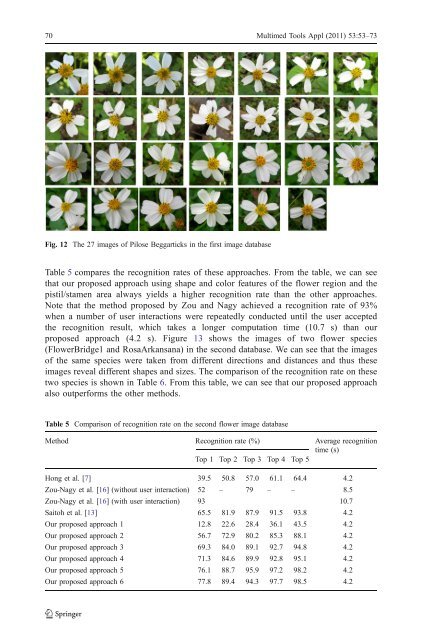 An interactive flower image recognition system