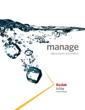 INSITE Asset Library Brochure:749KB - Kodak