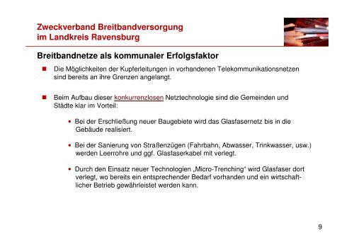 Zweckverband Breitbandversorgung im Landkreis Ravensburg