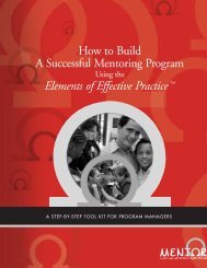 How to Build A Successful Mentoring Program - National Mentoring ...