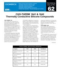 CHO-THERMÂ® 1641 & 1642 Thermally Conductive Silicone ... - Parker