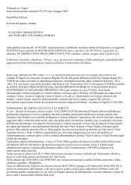 Tribunale di Napoli terza sezione penale sentenza 533-535.cpp 4 ...