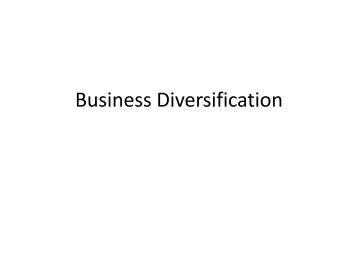 Business Diversification - IKECA