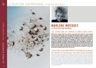 Le plat est un paysage - MarlÃ¨ne Mocquet - Bernardaud