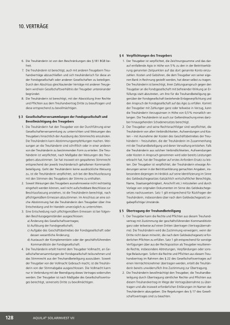 AquilaÂ® SolarINVEST VII - Fondsvermittlung24.de