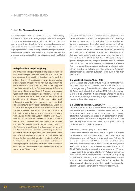 AquilaÂ® SolarINVEST VII - Fondsvermittlung24.de