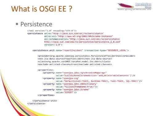 aceu-2012-karaf-when-osgi-modularity-meets-j2ee ... - ApacheCon