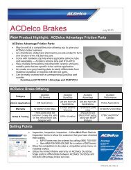 ACDelco Brakes