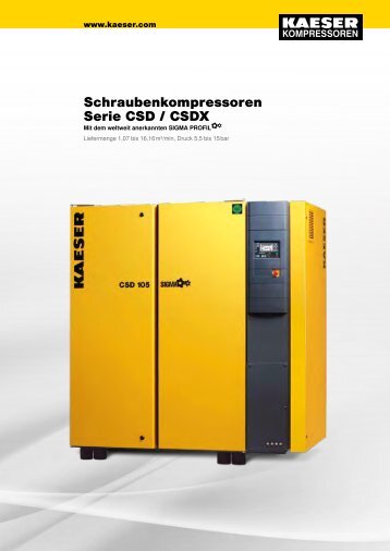 Schraubenkompressoren Serie CSD / CSDX