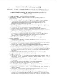 Ogłoszenie o naborze na stanowisko Dyrektora Biblioteki Publicznej ...