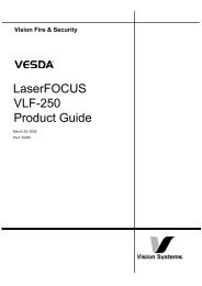 LaserFOCUS VLF-250 Product Guide - Pertronic Industries Ltd