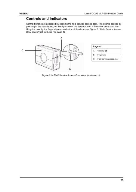 LaserFOCUS VLF-250 Product Guide - Pertronic Industries Ltd