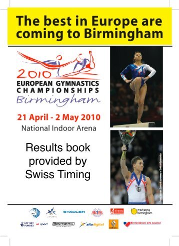 Results book provided by Swiss Timing