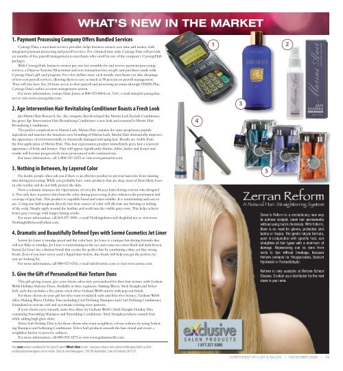 November - Stylist and Salon Newspapers