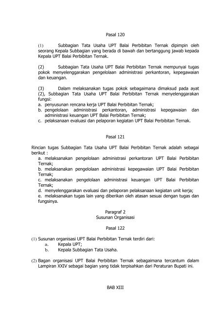 PERATURAN BUPATI PANDEGLANG - Pemerintah Kabupaten ...