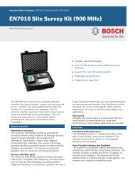 EN7016 Site Survey Kit (900 MHz) - Bosch Security Systems